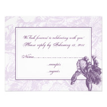 Iris RSVP Invitations