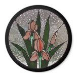 Iris Stained Glass Magnet