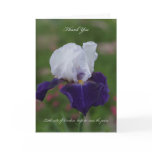 Iris Sympathy Thank You Card