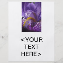 Iris' Tongue Personalised Flyer