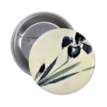 Iris? Ukiyo-e. Pinback Button