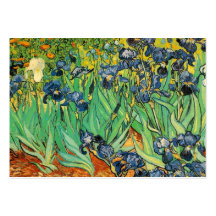 Irises by Van Gogh Business Card Template