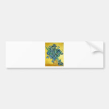 Irises by Vincent Van Gogh Bumper Stickers