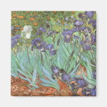 Irises by Vincent van Gogh, Vintage Fine Art Refrigerator Magnets