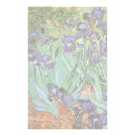 Irises by Vincent van Gogh, Vintage Fine Art Personalized Stationery