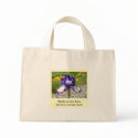 IRISES FLOWERS Tote Bag THANKS BOSS Great Team!