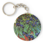 Irises, Saint-Remy, Van Gogh Key Chain