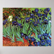 Irises, Saint-Remy, Van Gogh Posters
