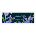 Irises:Thank You Gift Tag/Bookmark