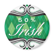 Irish50Percent1 Fridge Magnets