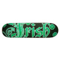 Irish 4 leaf clover skateboard design