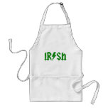 Irish AC/DC Green aprons