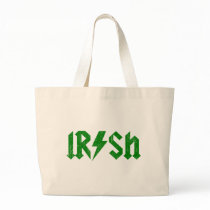 Irish AC/DC Green Tote Bags