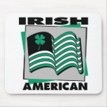 Irish American Flag mousepads