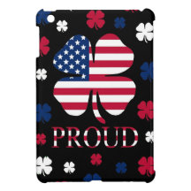 Irish-American Luck Four Leaf Clover iPad Mini Cases