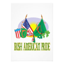 Irish American Pride Personalized Announcement