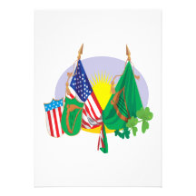 Irish American Pride Personalized Invitations