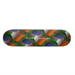 Irish-American Waving Flag Custom Skate Board