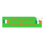 Irish Americans for Obama Biden 2012 bumper stickers