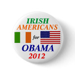 Irish americans for Obama buttons