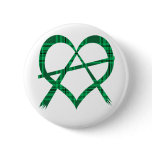Irish Anarchy Heart Symbol Button Badge