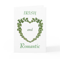 Irish and Romantic Valentines Card