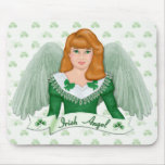 Irish Angel and Banner Mouse Pad