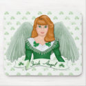 Irish Angel and Banner mousepads