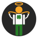 irish angel. stickers