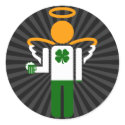 irish angel. stickers