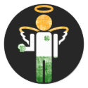 irish angel. stickers
