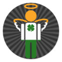 irish angel. stickers