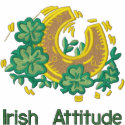 Irish Attitude embroidered shirts