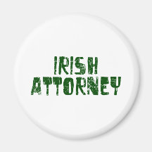 Irish Attorney Fridge Magnet