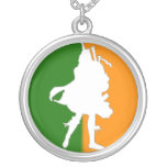 Irish Bagpipe Player Pendant