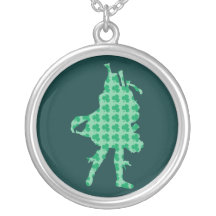 Irish Bagpiper Necklace