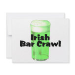 Irish Bar Crawl invitations