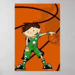 Irish Basketball Player Poster posters