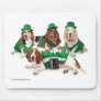 Irish Basset hound quartet Mousepads