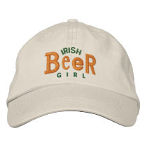 Irish Beer Girl  Embroidery Hat Baseball Cap