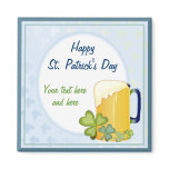 Irish Beer & Shamrocks magnets