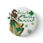 Irish Belly Dancer Pinback Buttons