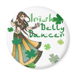Irish Belly Dancer magnets