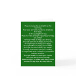 Irish Blessing 4 Greeting Card
