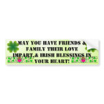 Irish blessing bumper sticker