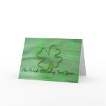 Irish Blessing Greeting Card