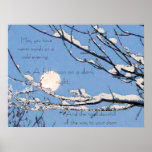 Irish Blessing- May you have warm words on a cold Print