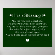 Irish Blessing Poster