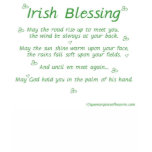 Irish Blessing t-shirts