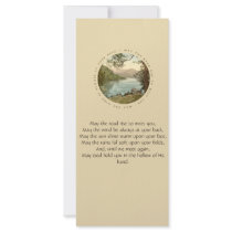 Irish Blessing with Vintage Lake in Ireland